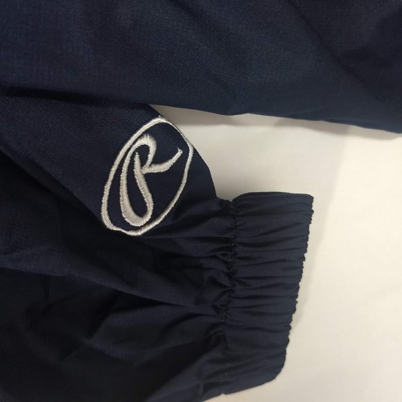 Rawlings Blue Jacket Men M NEW Polyester Full Zip - Picture 5 of 6